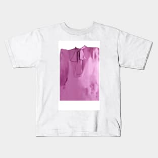 Lilac tie neck design inspired Kate Kids T-Shirt